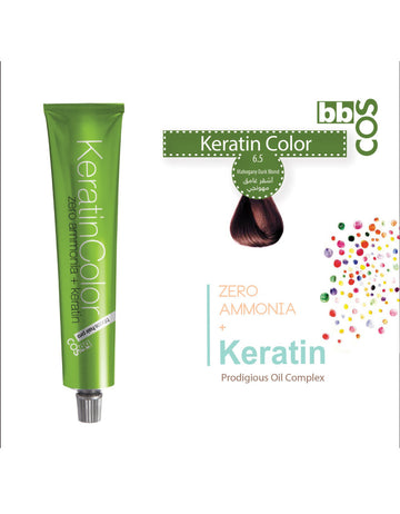 Keratin Hair Color 100 ml 6.5